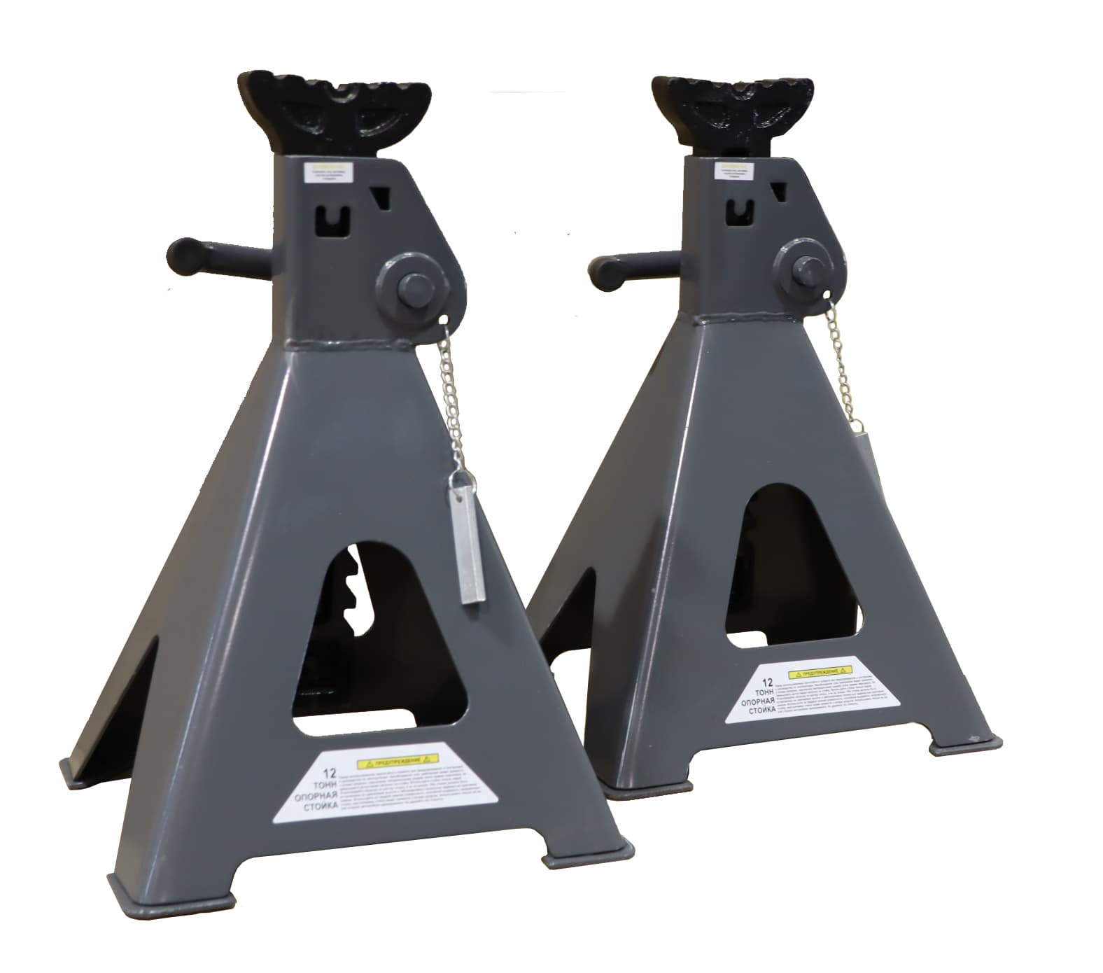 Стойка опорная усиленная г/п 2 т KraftWell KRWJS2L (компл. 2 шт)