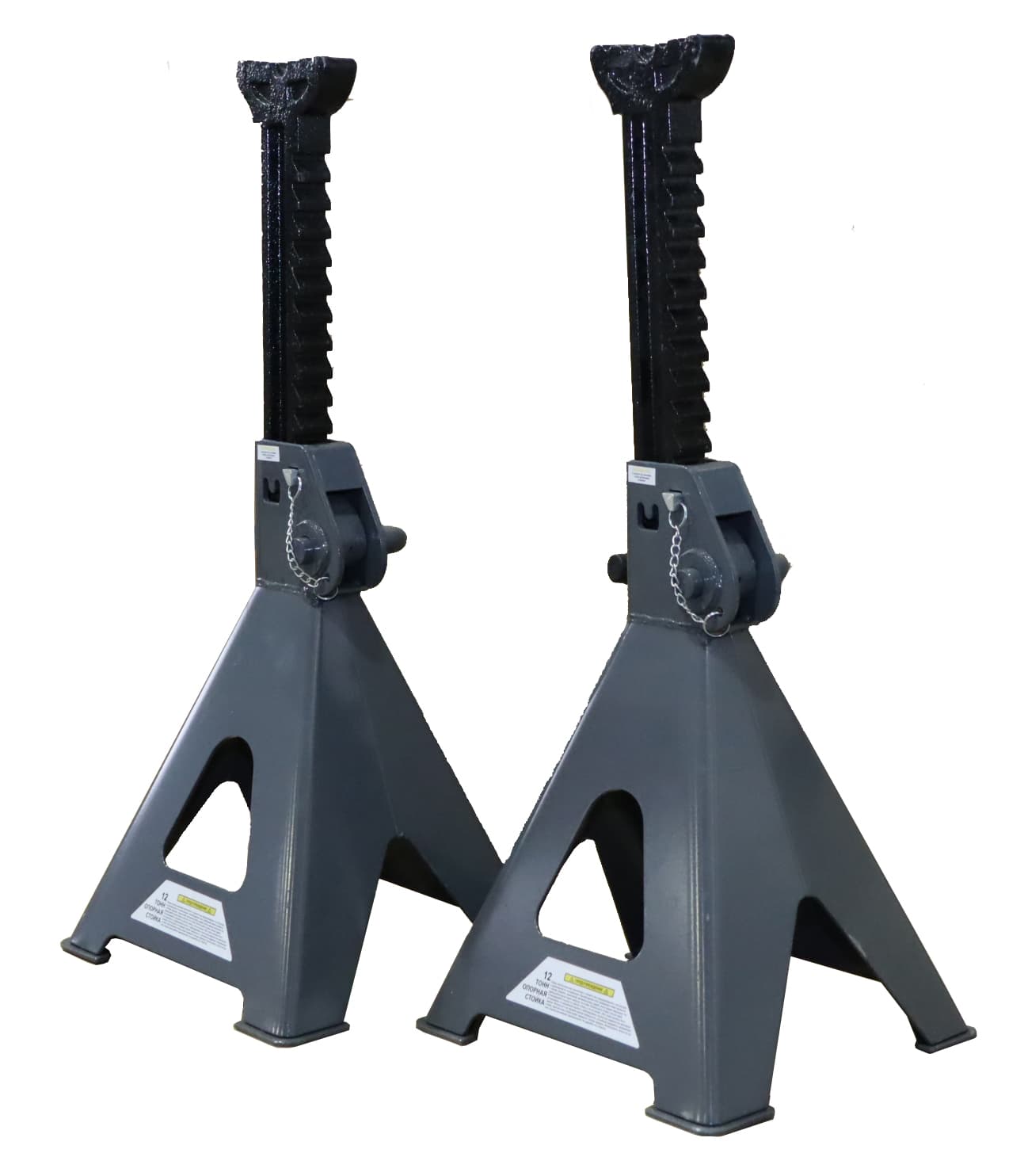 KraftWell KRWJS12L Стойка опорная усиленная г/п 12 т., 2 шт.