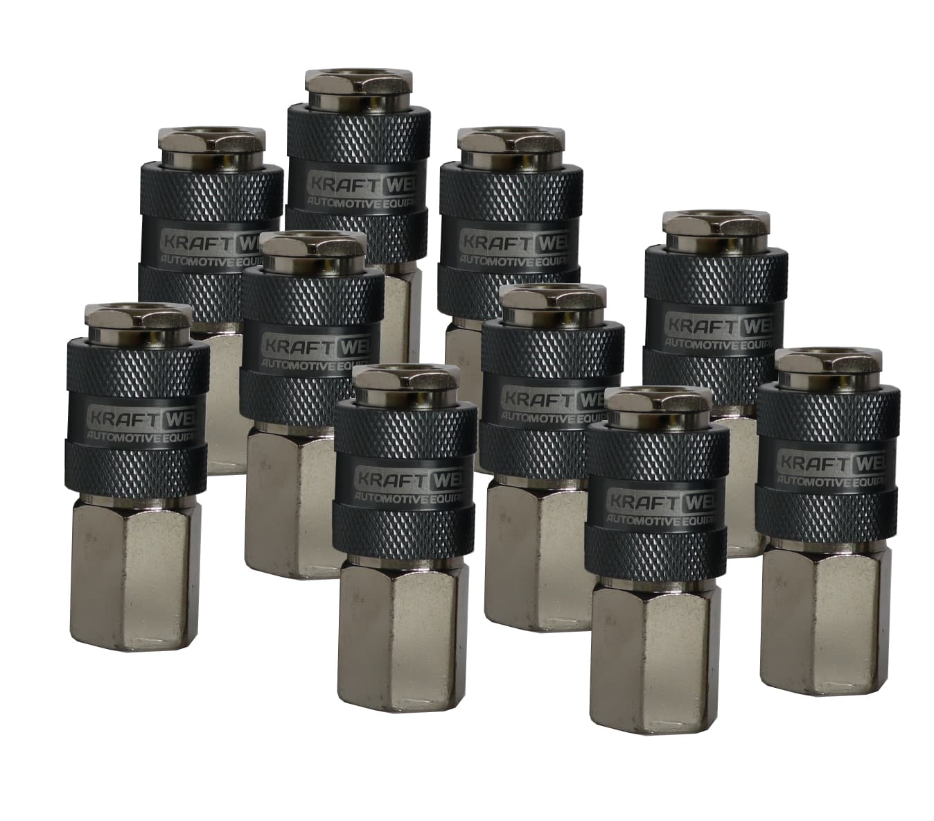 БРС «мама», резьба F1/4″, 10 шт KraftWell KRW-QC14FF-10