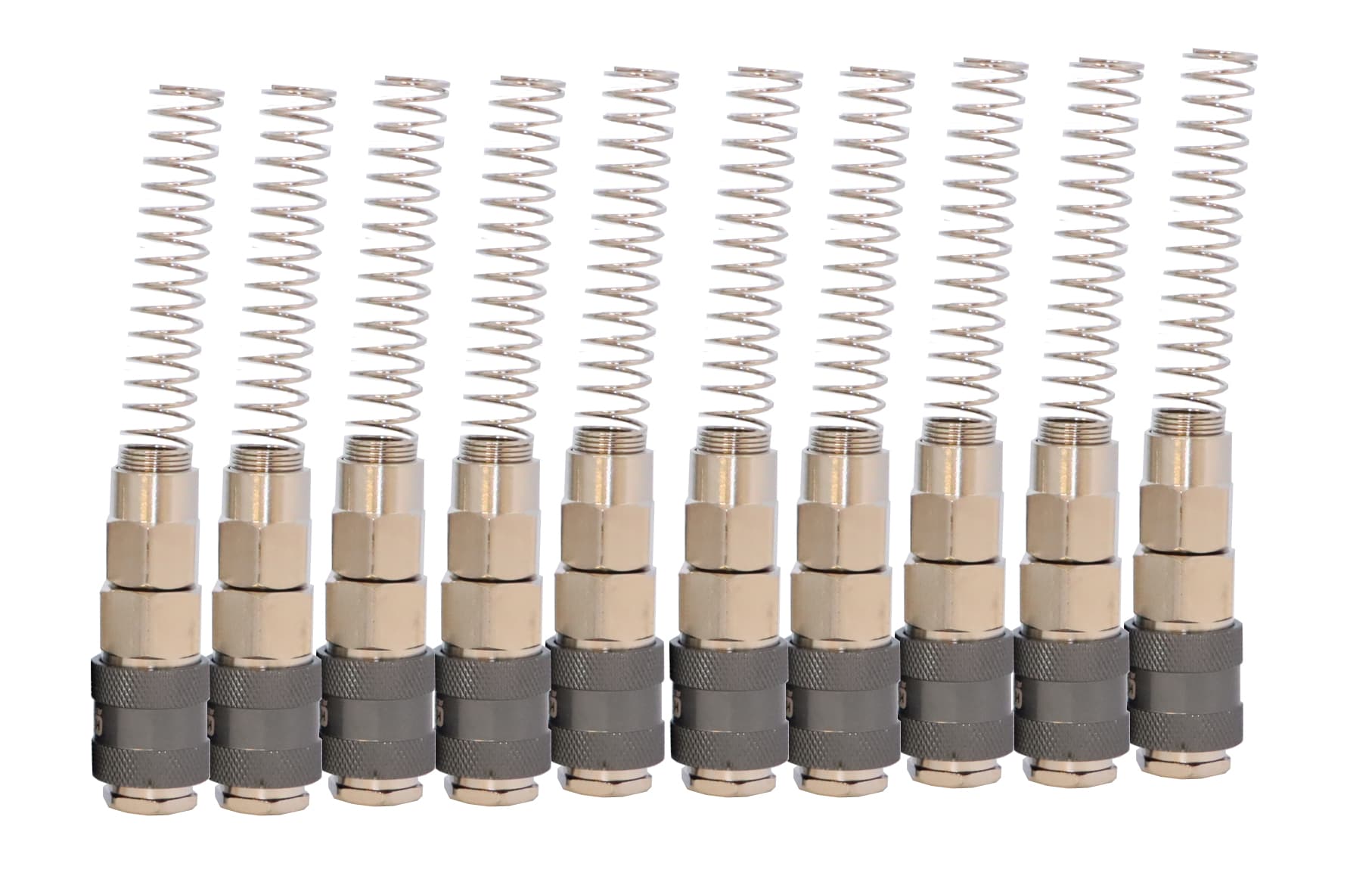 БРС «мама» c пружиной для шланга 8*12 мм, 10 шт KraftWell KRW-QCS0812F-10