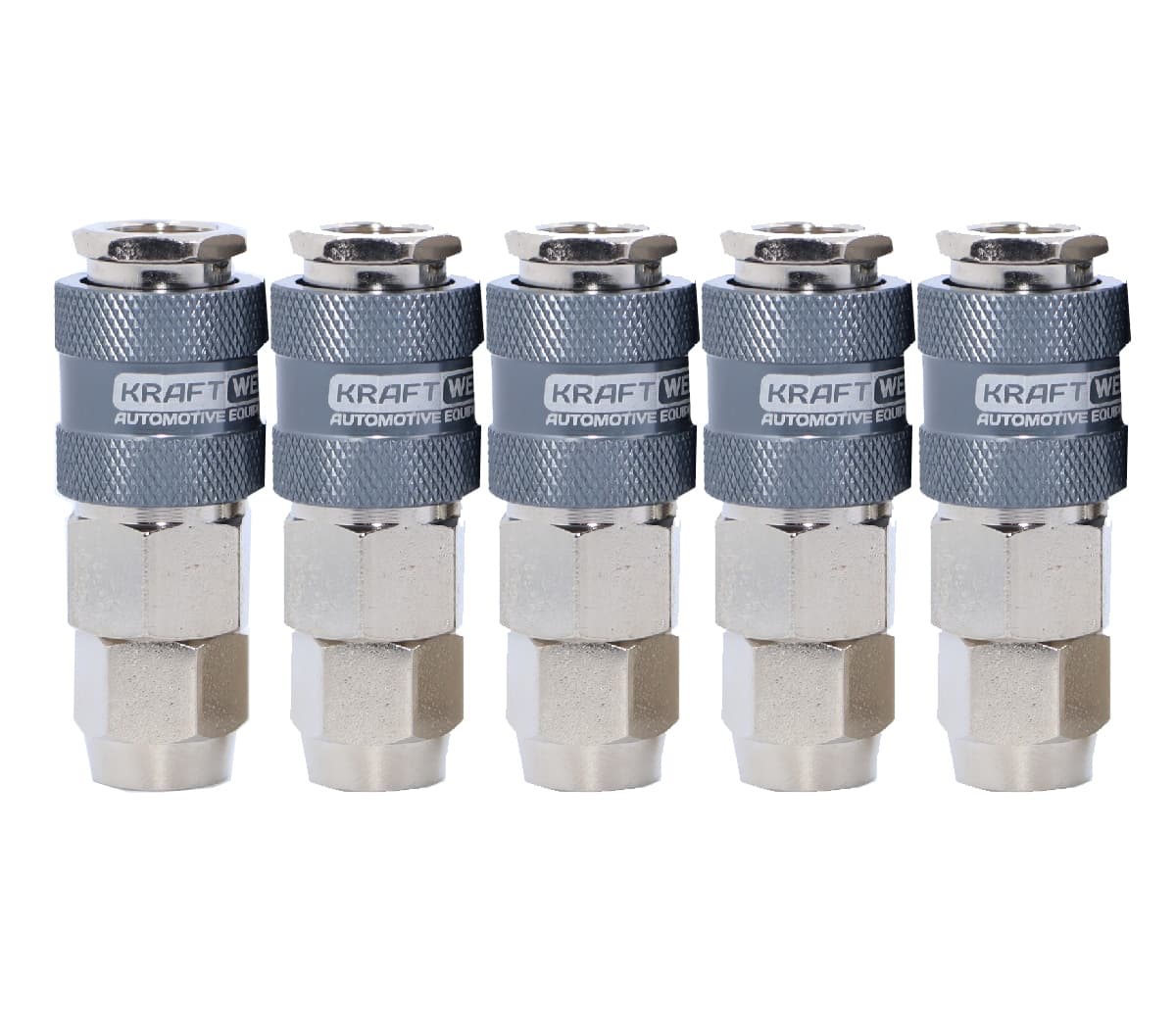 БРС «мама» для шланга 8*12 мм, 5 шт KraftWell KRW-QC0812F-5