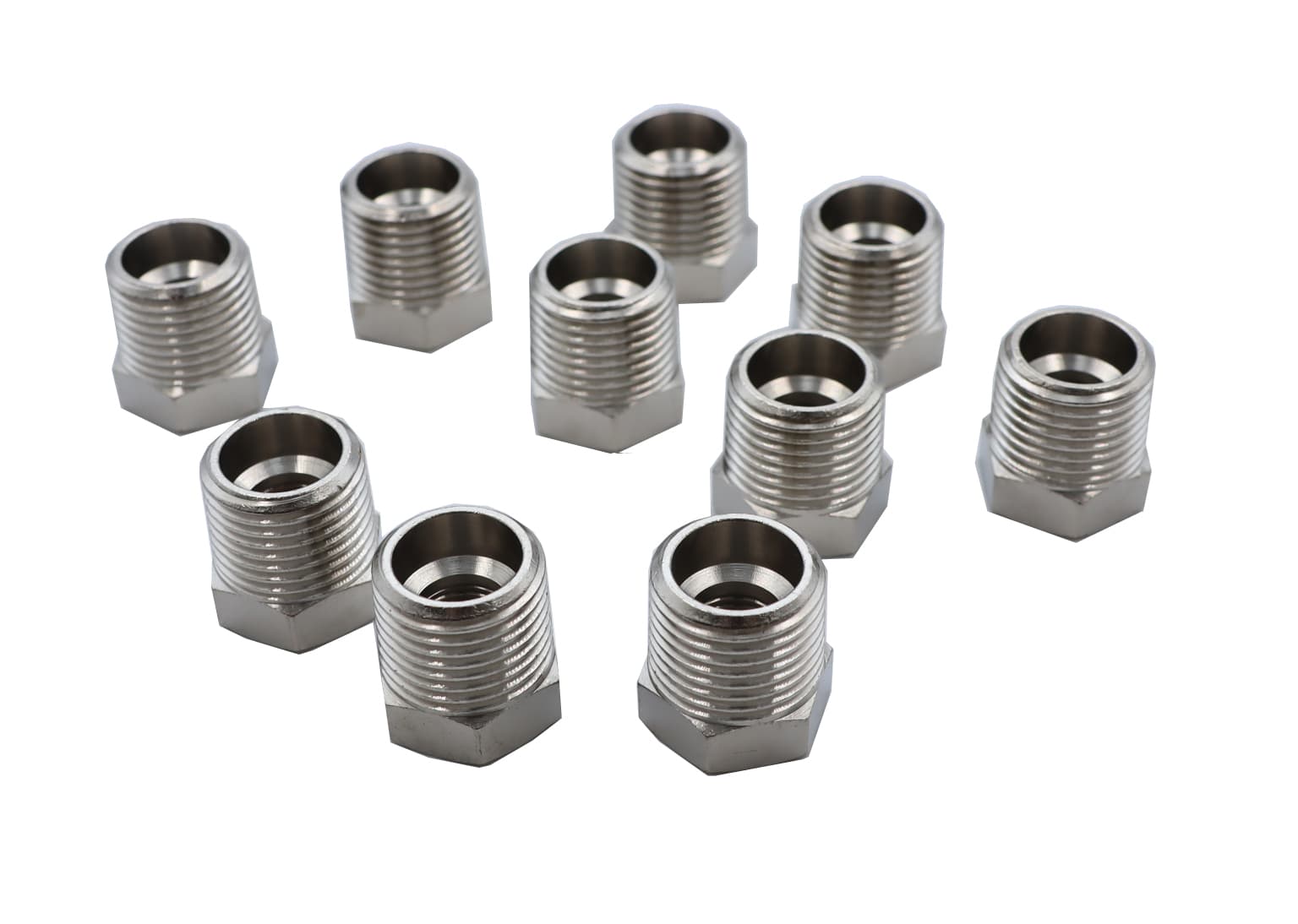 Переходник резьбовой M1/2″ — F1/4″, 10 шт KraftWell KRW-TF12M14F-10