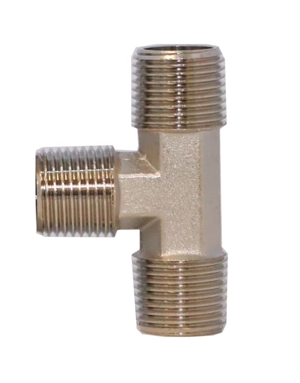 Тройник резьбовой Т-образный M1/2″ — M1/2″ — M1/2″, 5 шт KraftWell KRW-TT12M3-5