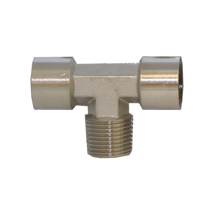 Тройник резьбовой Т-образный F1/2″ — M1/2″ — F1/2″, 10 шт KraftWell KRW-TT12FMF-10