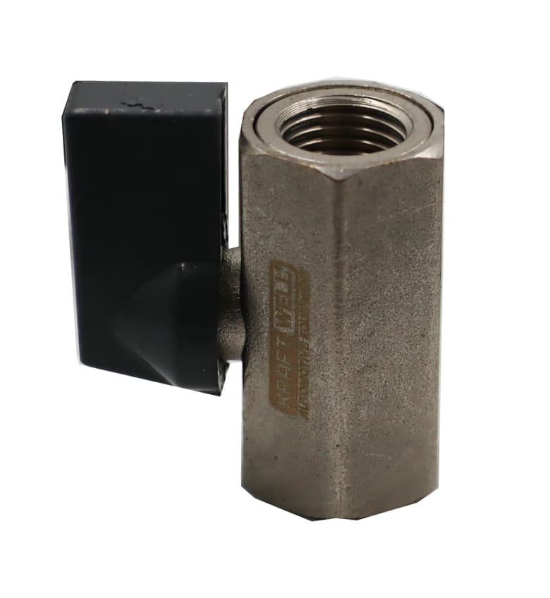 Вентиль шаровый F1/4″ — F1/4″, 5 шт KraftWell KRW-BV14F-5