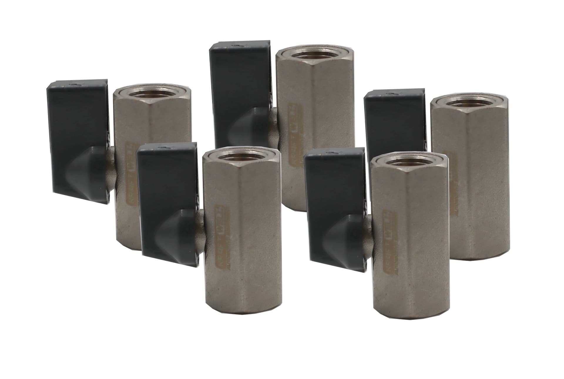 Вентиль шаровый F1/4″ — F1/4″, 5 шт KraftWell KRW-BV14F-5