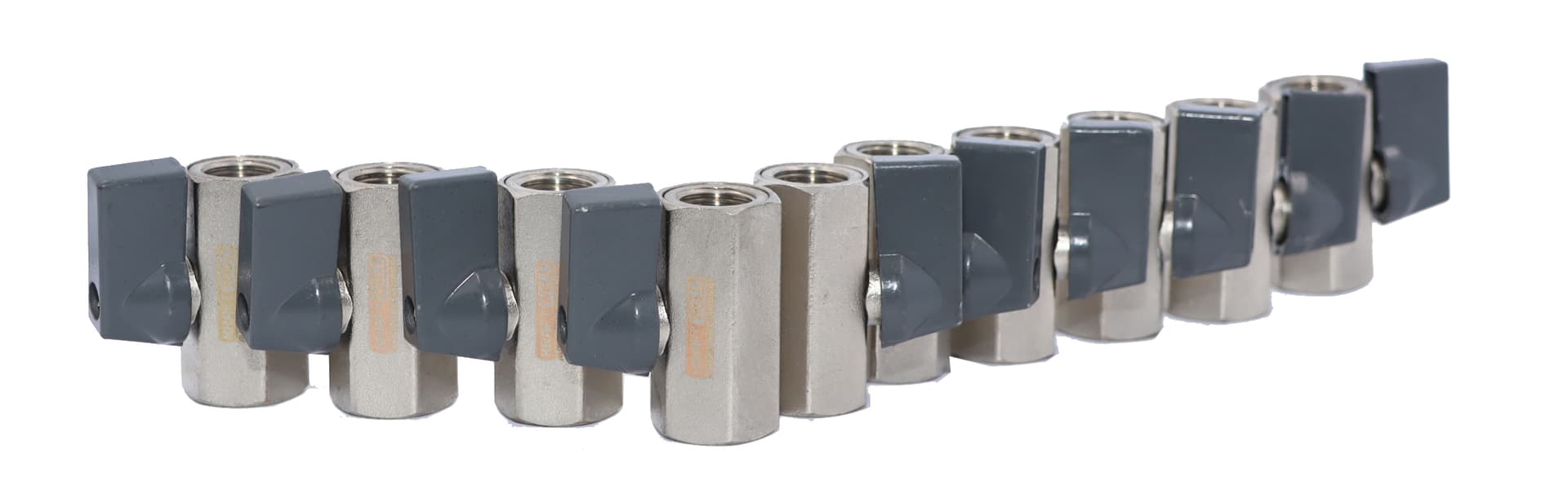 Вентиль шаровый F1/4″ — F1/4″, 10 шт KraftWell KRW-BV14F-10