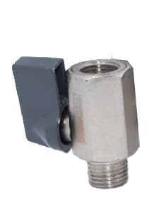 Вентиль шаровый M1/4″ — F1/4″, 10 шт KraftWell KRW-BV14MF-10