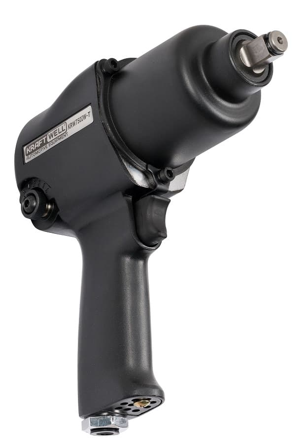 Гайковерт пневматический 1/2″ 780 Нм с комплектом ударных головок KraftWell KRW750IW-T