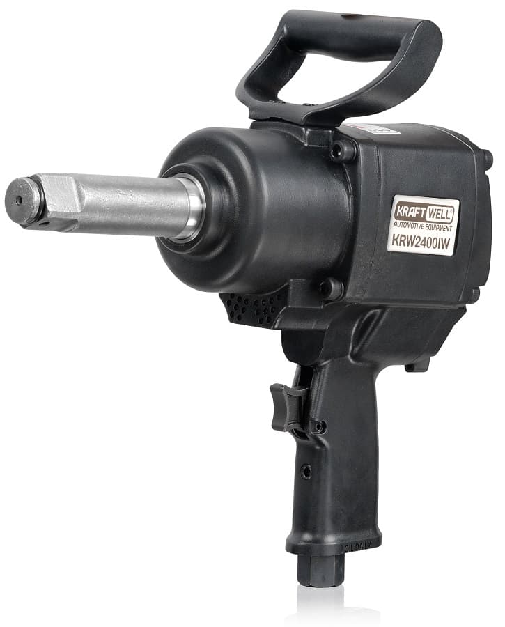 Гайковерт пневматический 1″, 1800 Нм KraftWell KRW2400IW