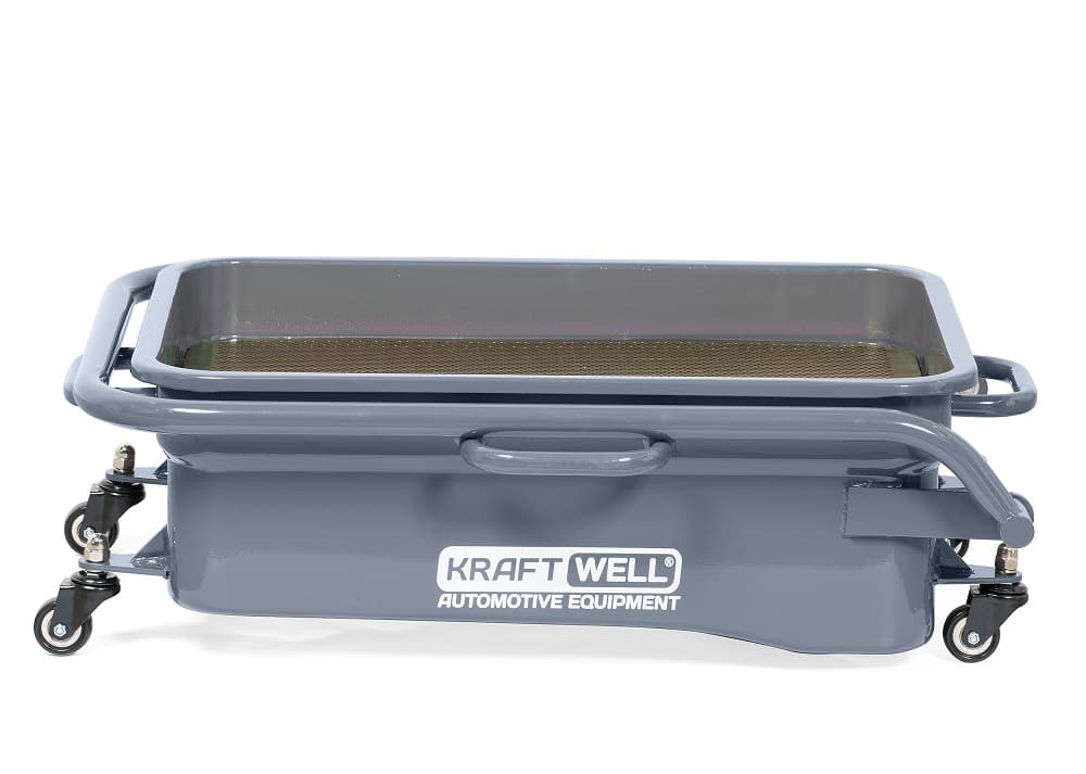KraftWell KRW1851 Емкость для сбора отработанного масла, 65 л, на колесах