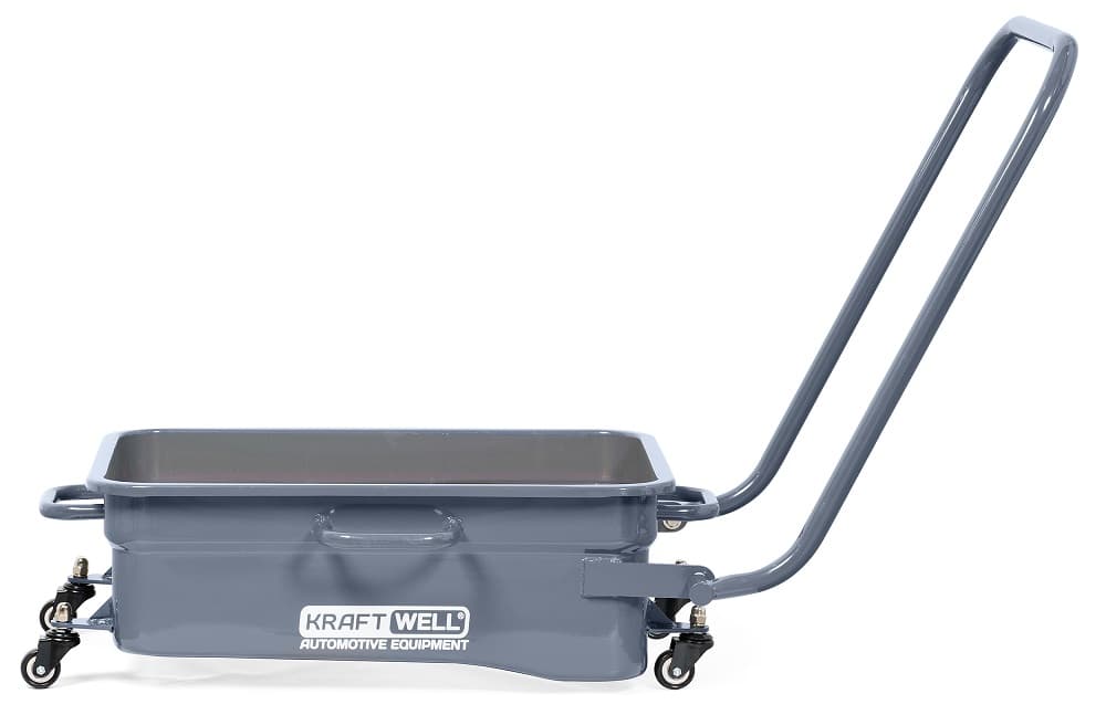 KraftWell KRW1851 Емкость для сбора отработанного масла, 65 л, на колесах