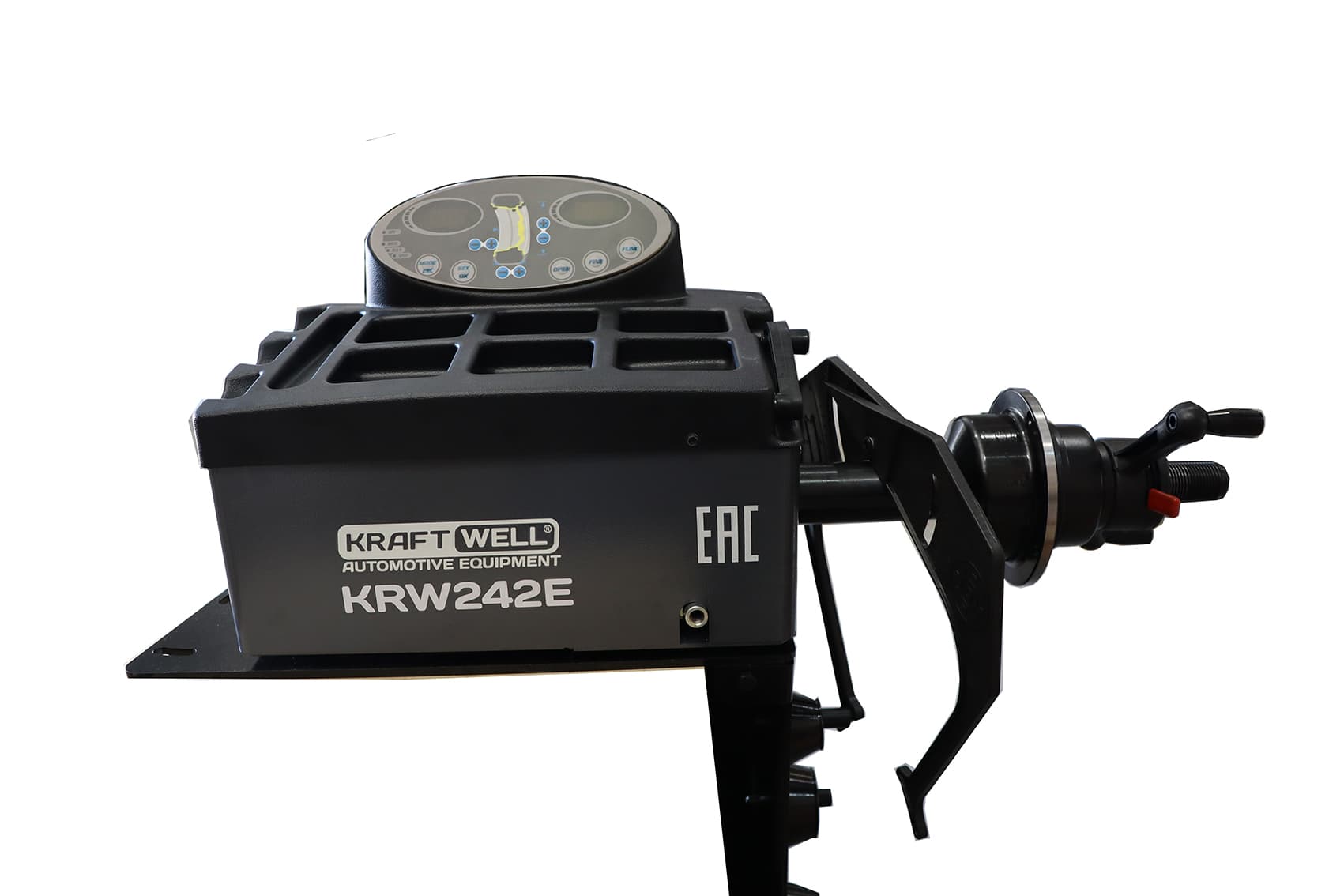 KraftWell KRW242E — вал с конусом и зажимной гайкой