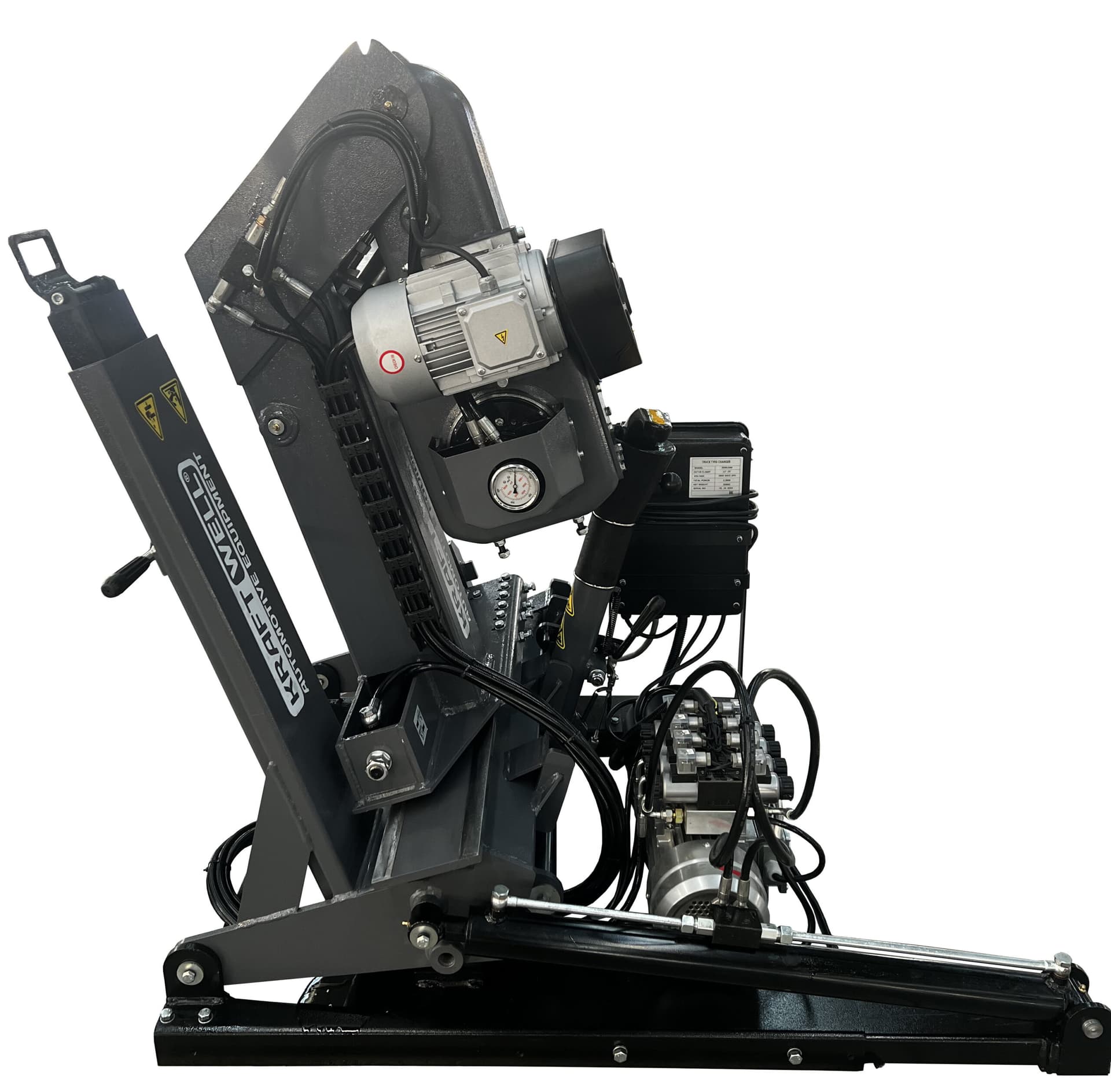 Шиномонтажный станок KraftWell KRW26M — общий вид, мобильный грузовой