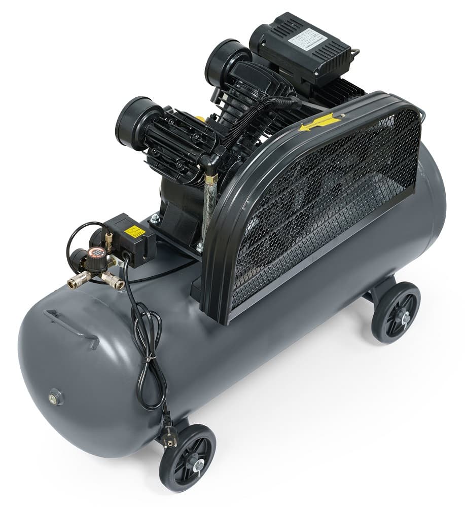 Компрессор поршневой 420 л/мин 10 бар KraftWell KRW-AC420-100L/220