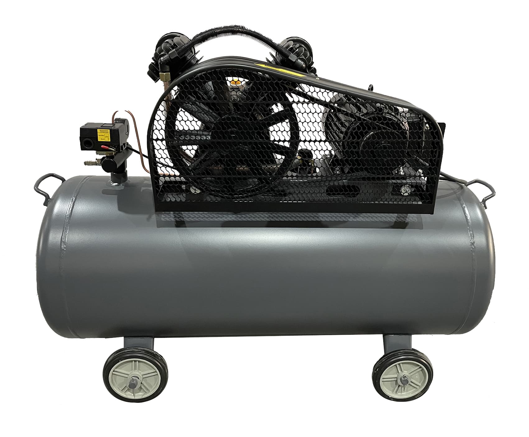 Компрессор поршневой KraftWell KRW-AC580-200L — 580 л/мин, 10 бар, 200 л
