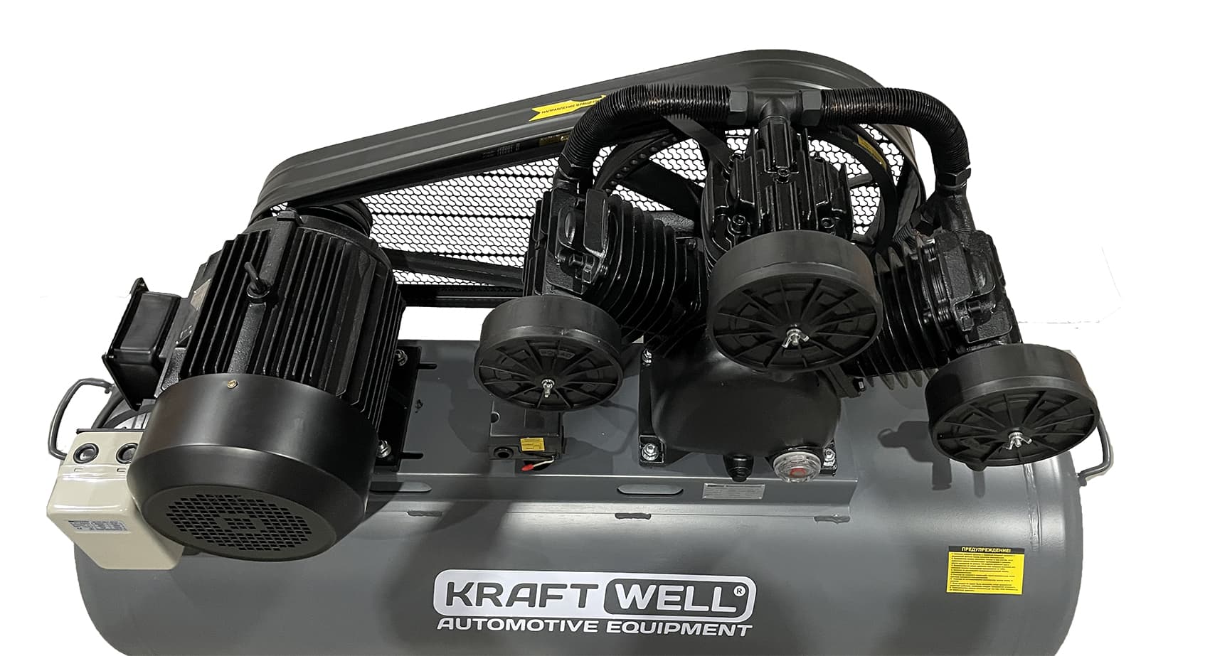 Компрессор поршневой KraftWell KRW-AC950-300L — 950 л/мин, 10 бар, 300 л