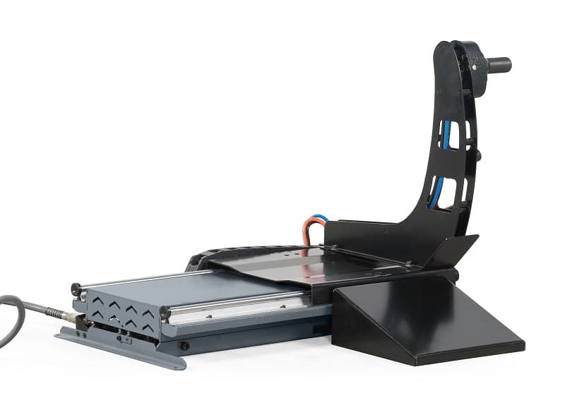 Пневматический лифт для колес KraftWell KRW-TLH вид спереди