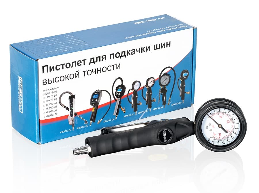 Аналоговый манометр 0-16 бар KraftWell