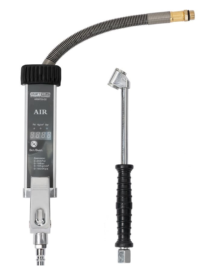 Цифровой пистолет для накачки шин KraftWell KRWTG-D2