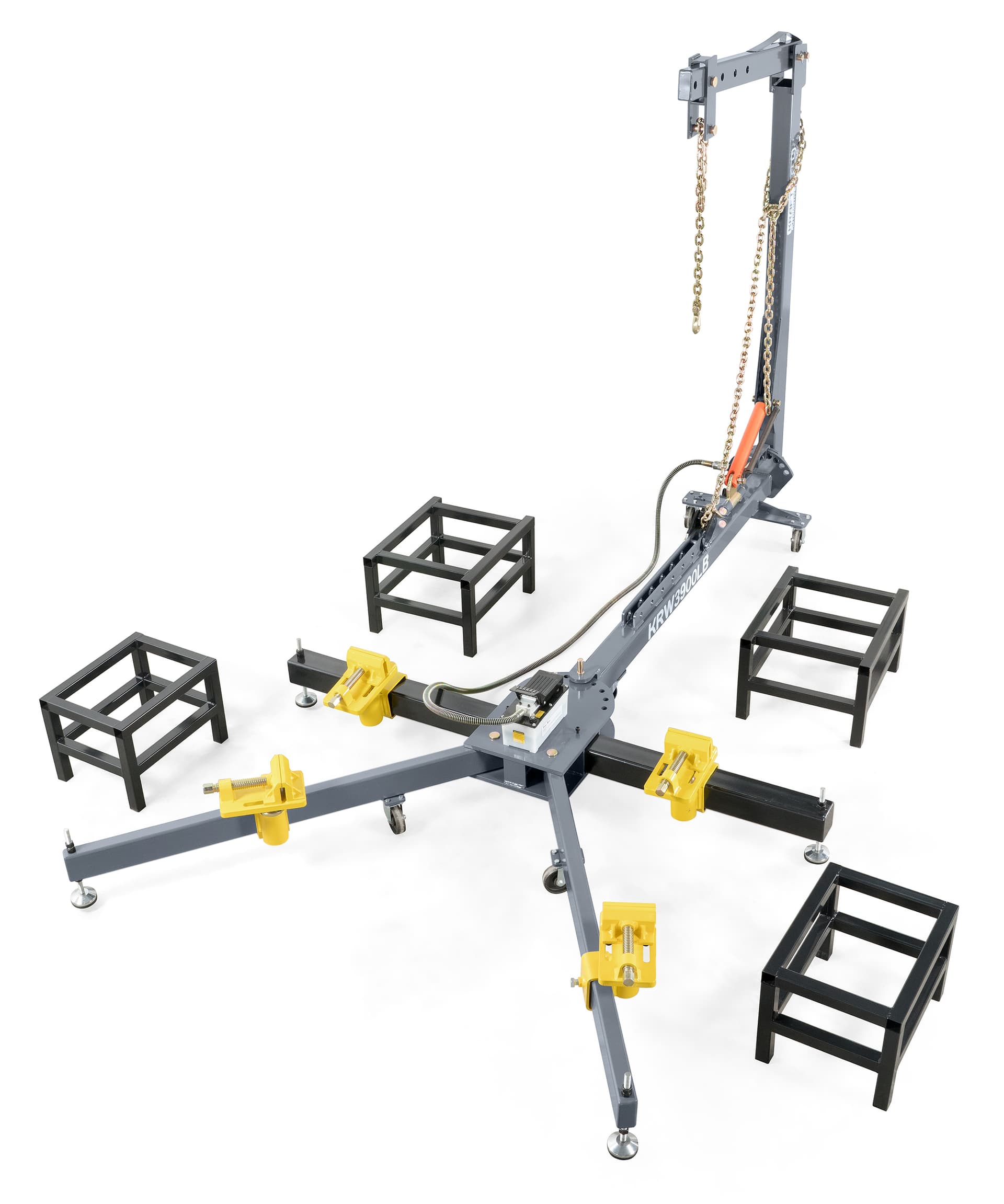 Стапель подкатной KraftWell KRW3900LB
