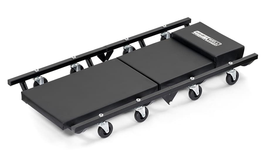 Лежак подкатной складной KraftWell KRWTR-F