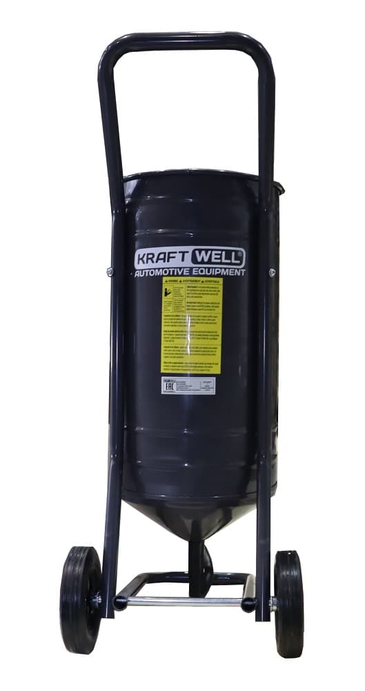 Установка пескоструйная 28 л открытый бак KraftWell KRW-SB28T