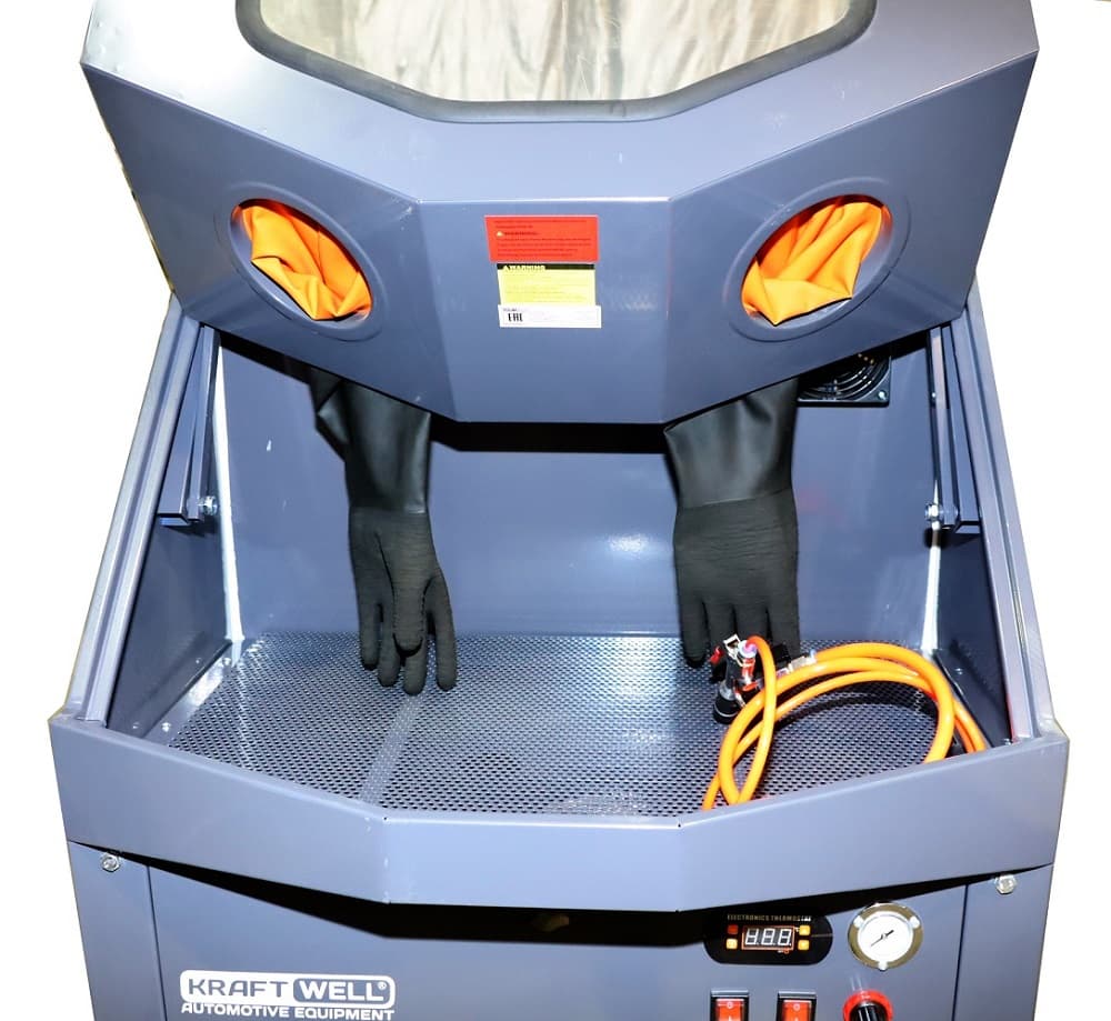 Установка для мойки деталей с подогревом KraftWell KRW-PW160H