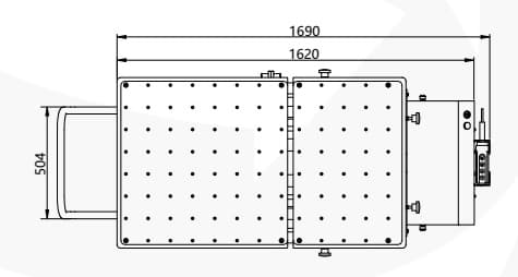 Платформа электрогидравлическая для электромобилей г/п 1200 кг. KraftWell KRWLT-12E