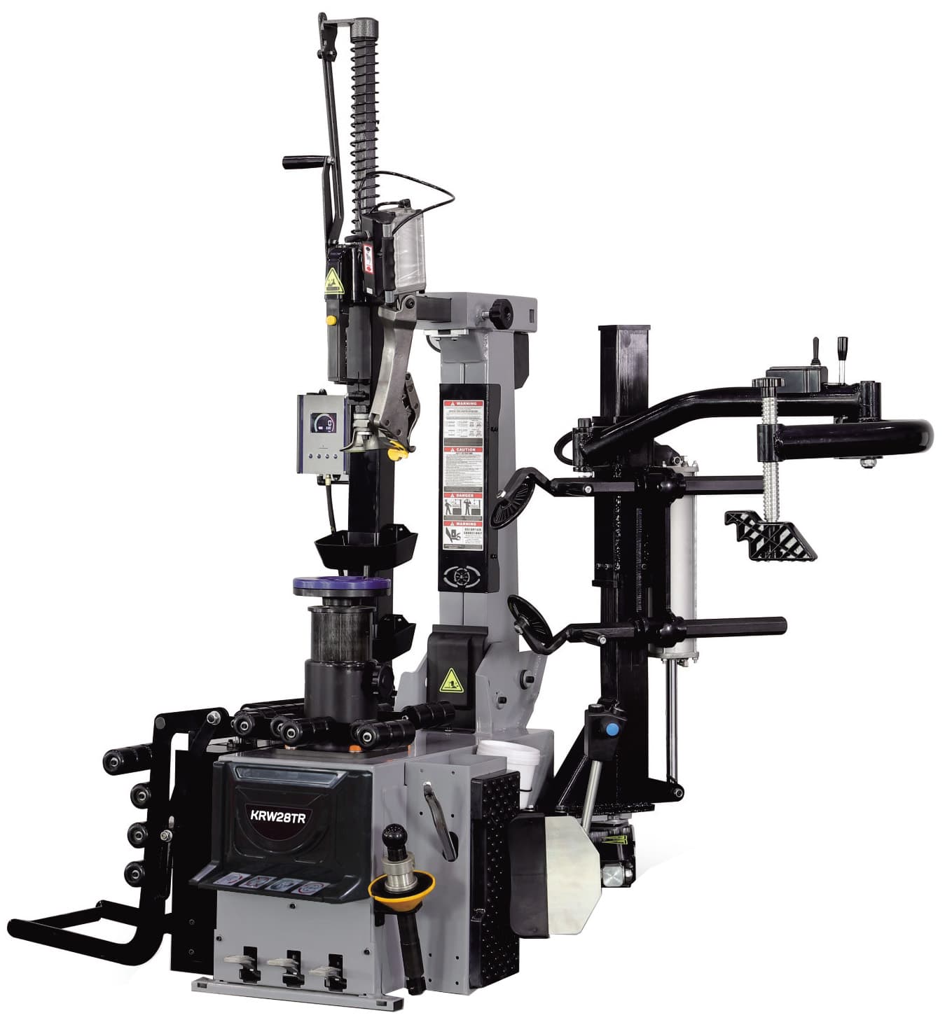 Шиномонтажный станок KraftWell SUPERIO 28 KRW28TR — общий вид суперавтомата с центральным зажимом