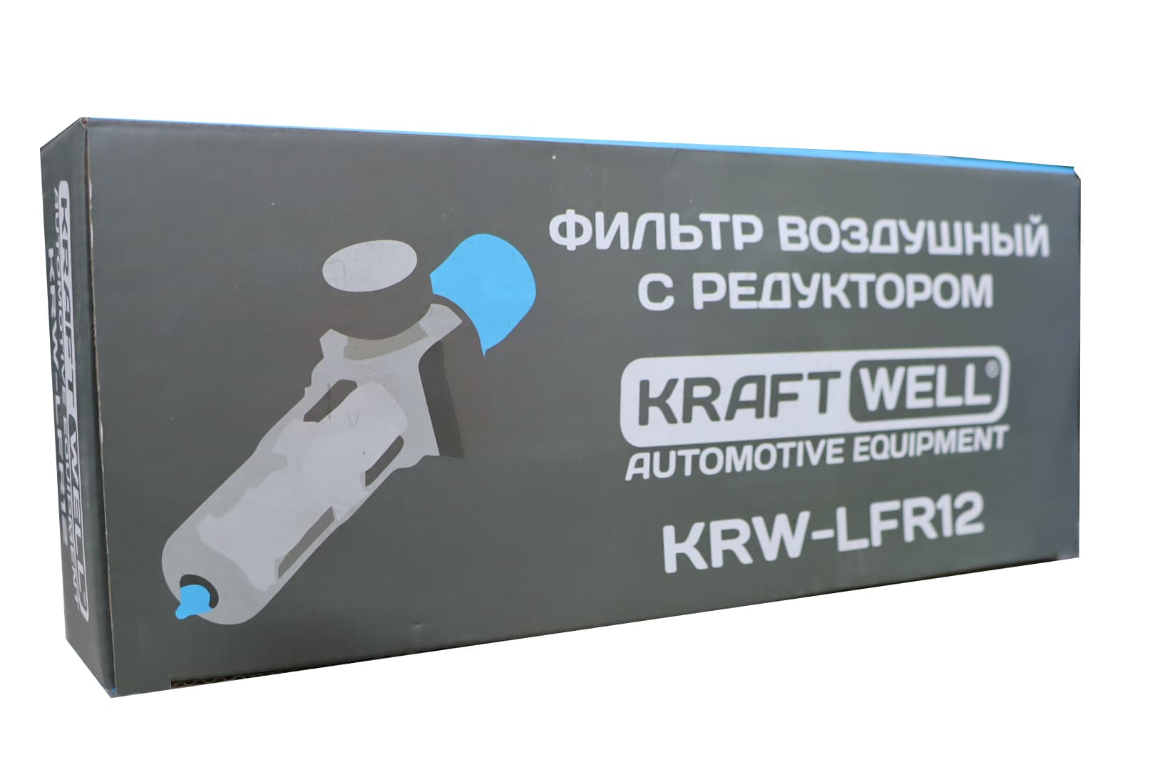 Фильтр-влагоотделитель с редуктором, 1/2″, до 16 бар, серия PRO KraftWell KRW-LFR12