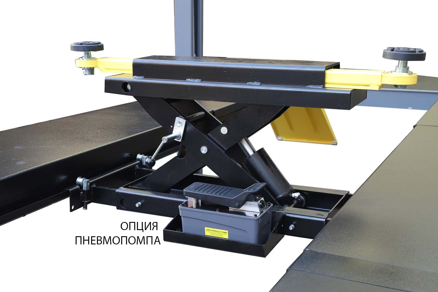 Подъемник для сход-развала г/п 4 т. платформы 4320 мм KraftWell QUATTRO 4W4.3