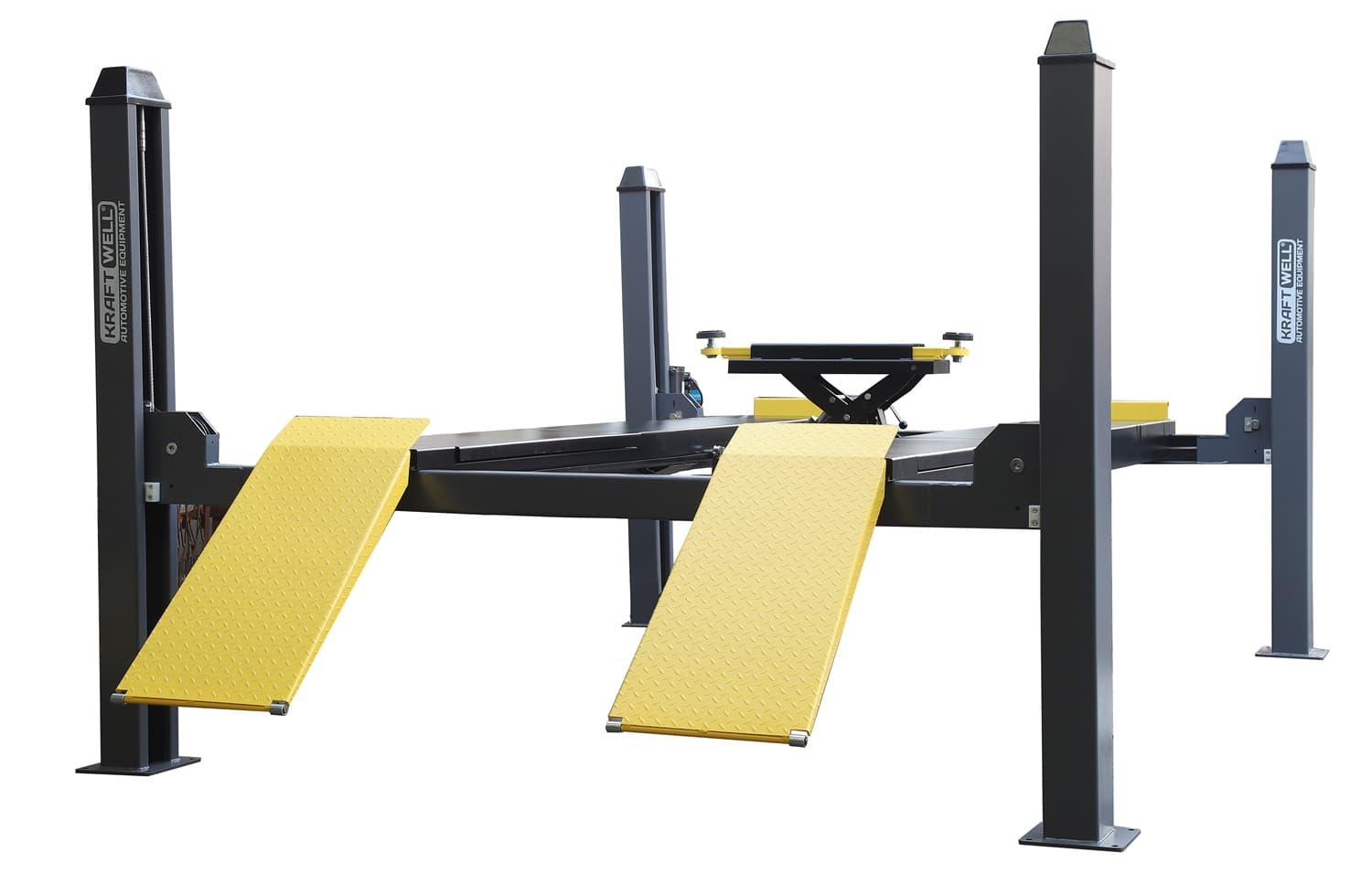 Подъемник для сход-развала г/п 4 т. платформы 4320 мм KraftWell QUATTRO 4W4.3