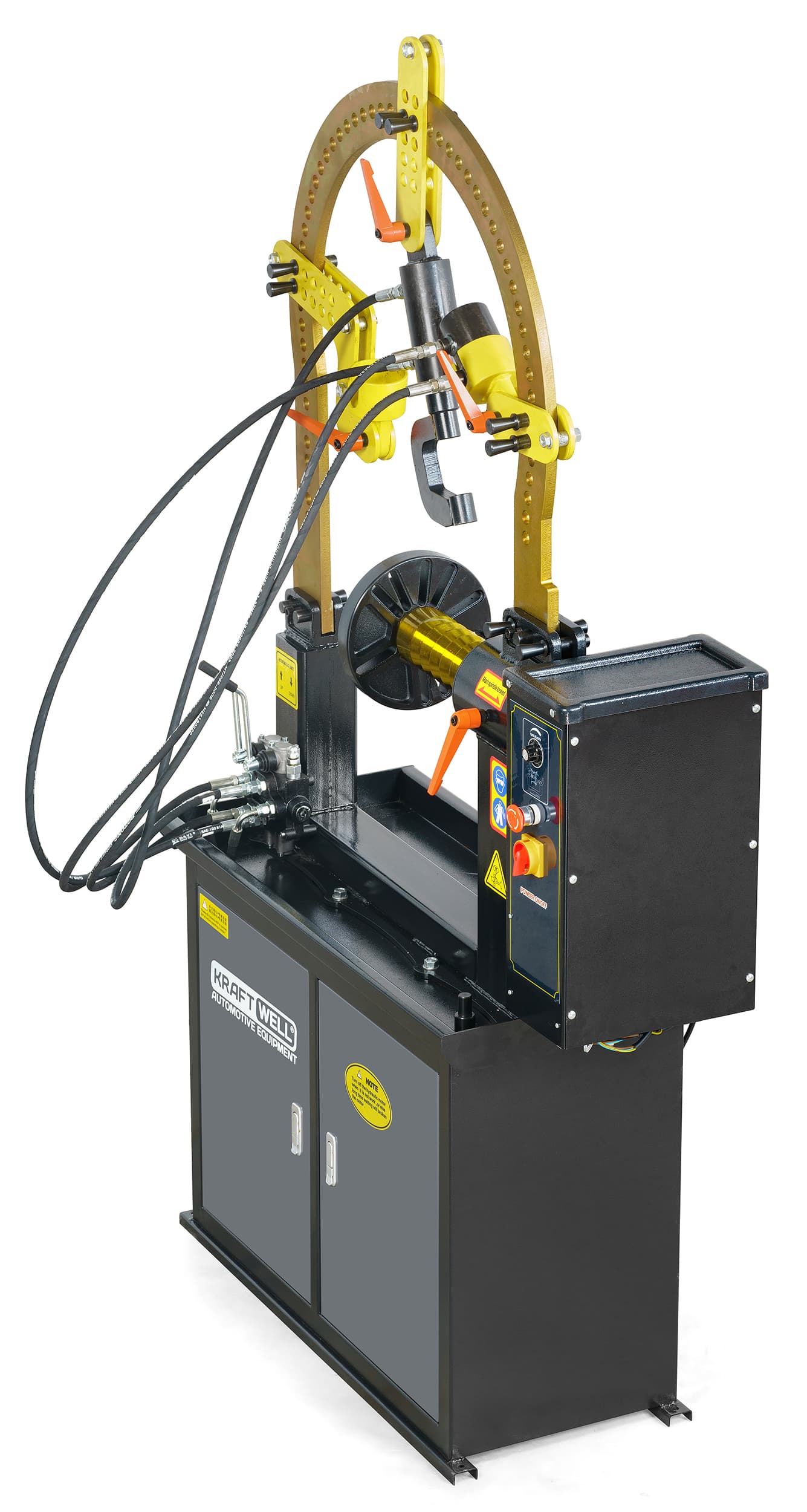 Дископрав KraftWell KRW-RS28M — 10–28″, гидропривод, 380 В