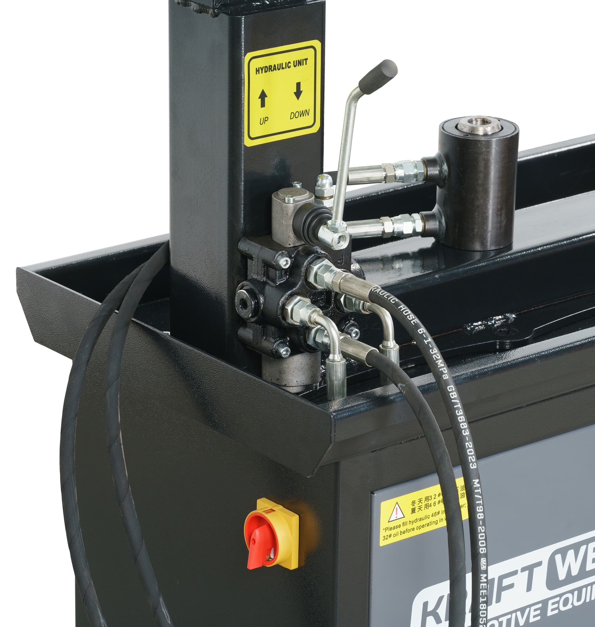 Дископрав KraftWell KRW-RS28M — 10–28″, гидропривод, 380 В