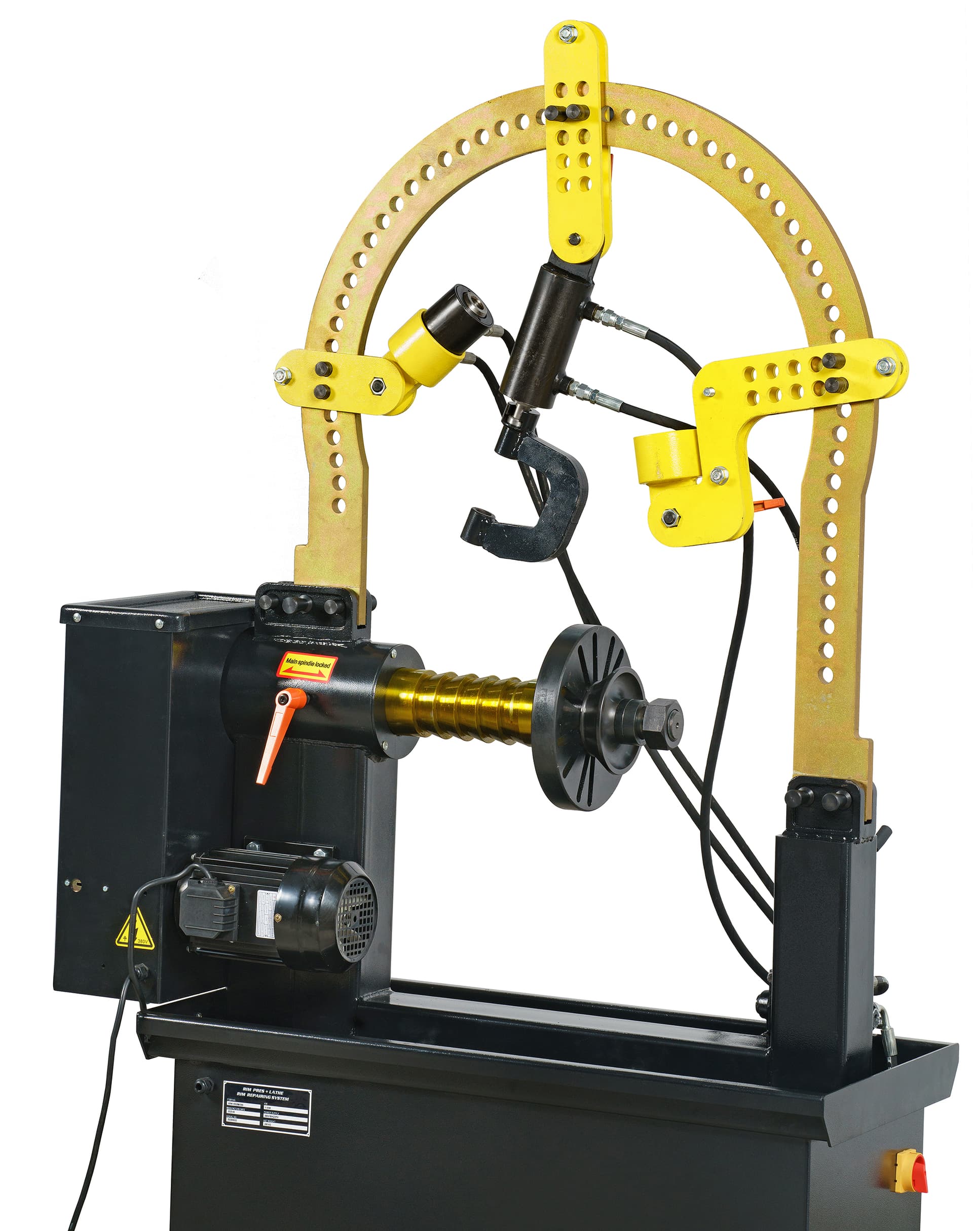 Дископрав KraftWell KRW-RS28M — 10–28″, гидропривод, 380 В