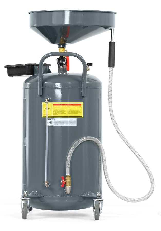 Установка для слива масла/антифриза KraftWell KRW1803.80L