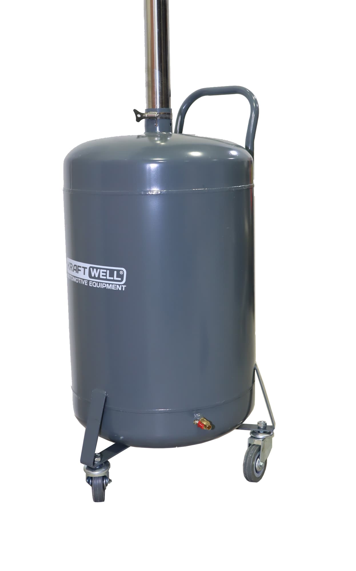 Установка для слива масла/антифриза с подъемной ванной 80 л. KraftWell KRW1830.80L