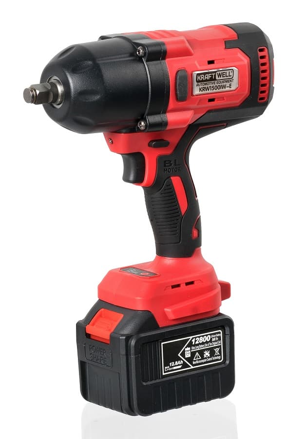 Гайковерт аккумуляторный ударный 1/2″ 1500 Нм KraftWell KRW1500IW-E