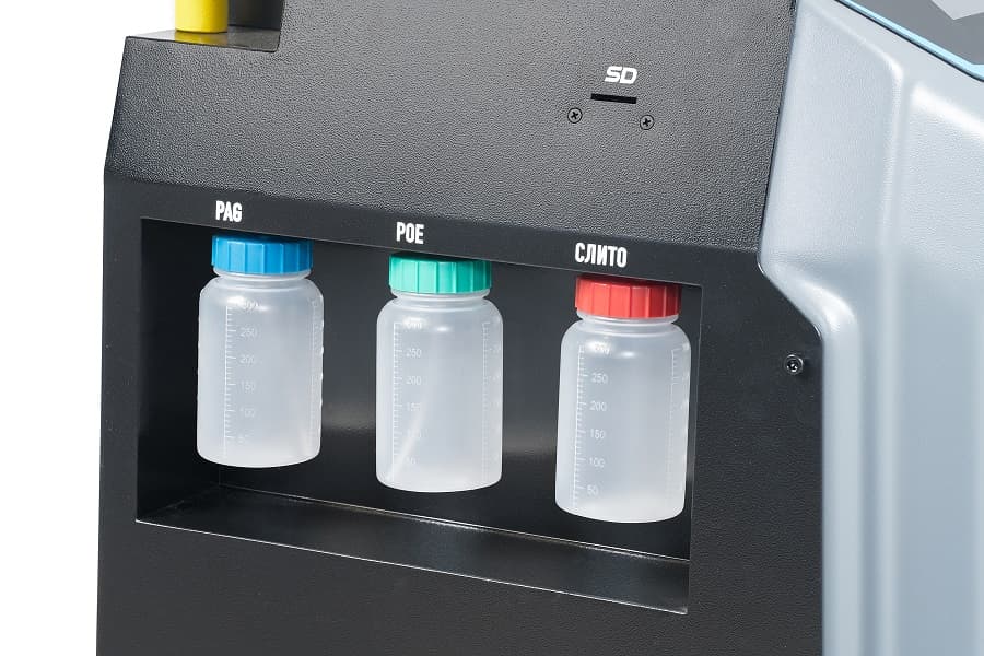 Станция автомат KraftWell SERENA — задняя панель и коммуникации