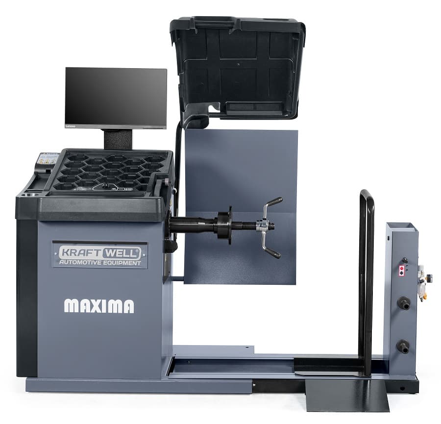 KraftWell MAXIMA KRW245TE — вал 40 мм с конусом и грузовым колесом
