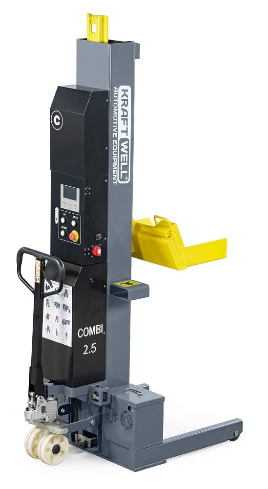 Колонны подкатные г/п 4х2,5 т. электрогидравлические беспроводные KraftWell COMBI2.5