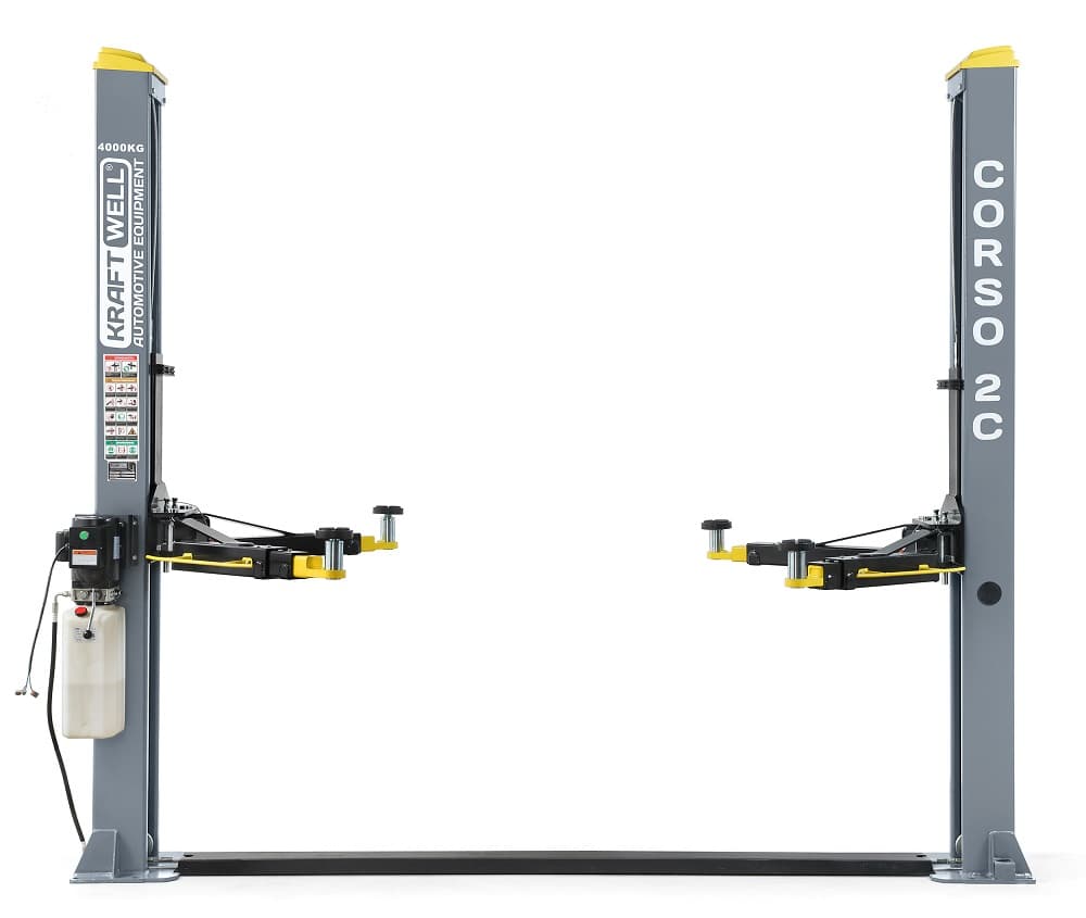Подъемник двухстоечный электрогидравлический г/п 4 т. KraftWell CORSO 2C/220
