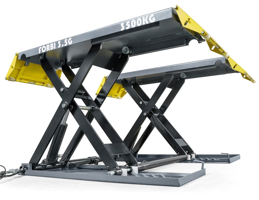 Подъёмник ножничный г/п 3,5 т. шиномонтажный мобильный KraftWell FORBI 3.5G