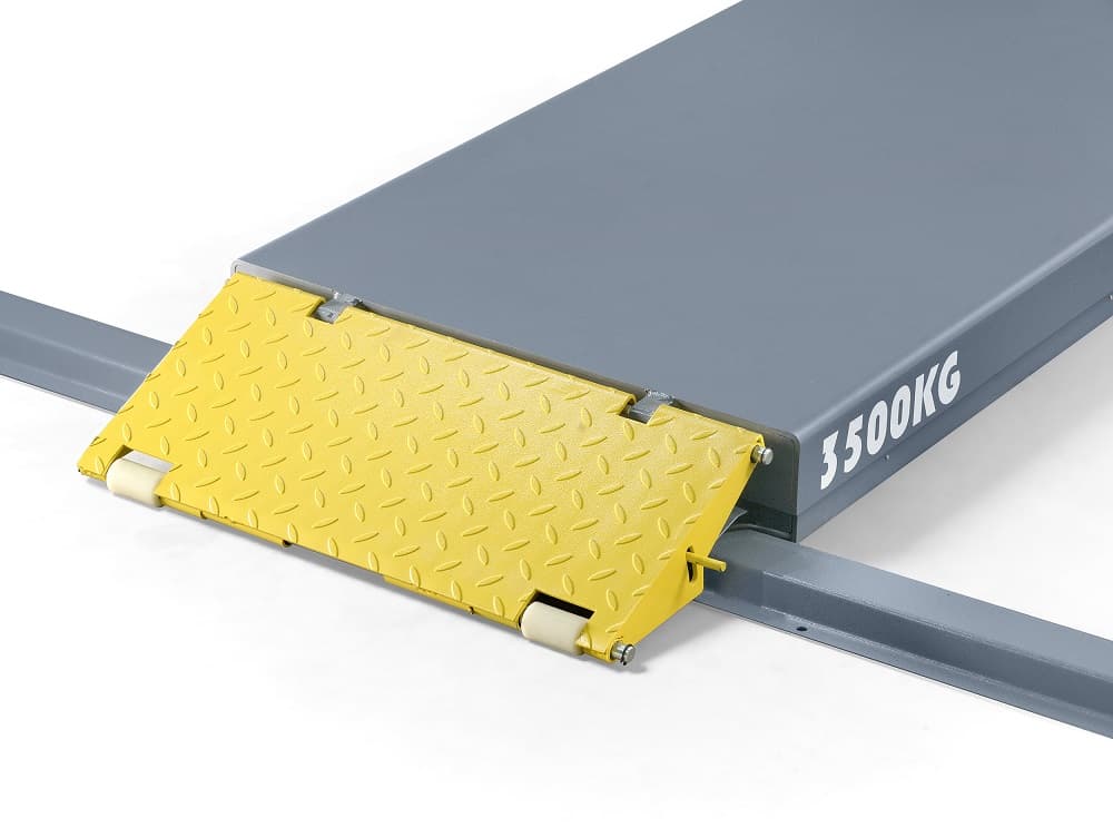 Подъёмник ножничный низкопрофильный г/п 3,5 т. KraftWell FORBI 3.5B