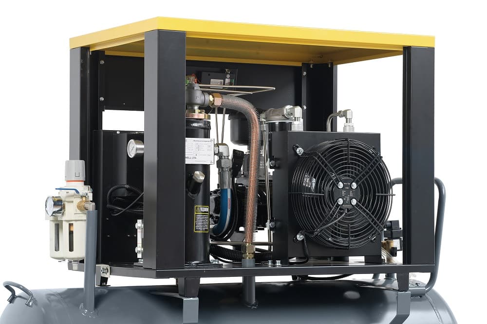 Компрессор винтовой KraftWell KRW-PSC680-200L — 680 л/мин, 10 бар, 200 л, VSD