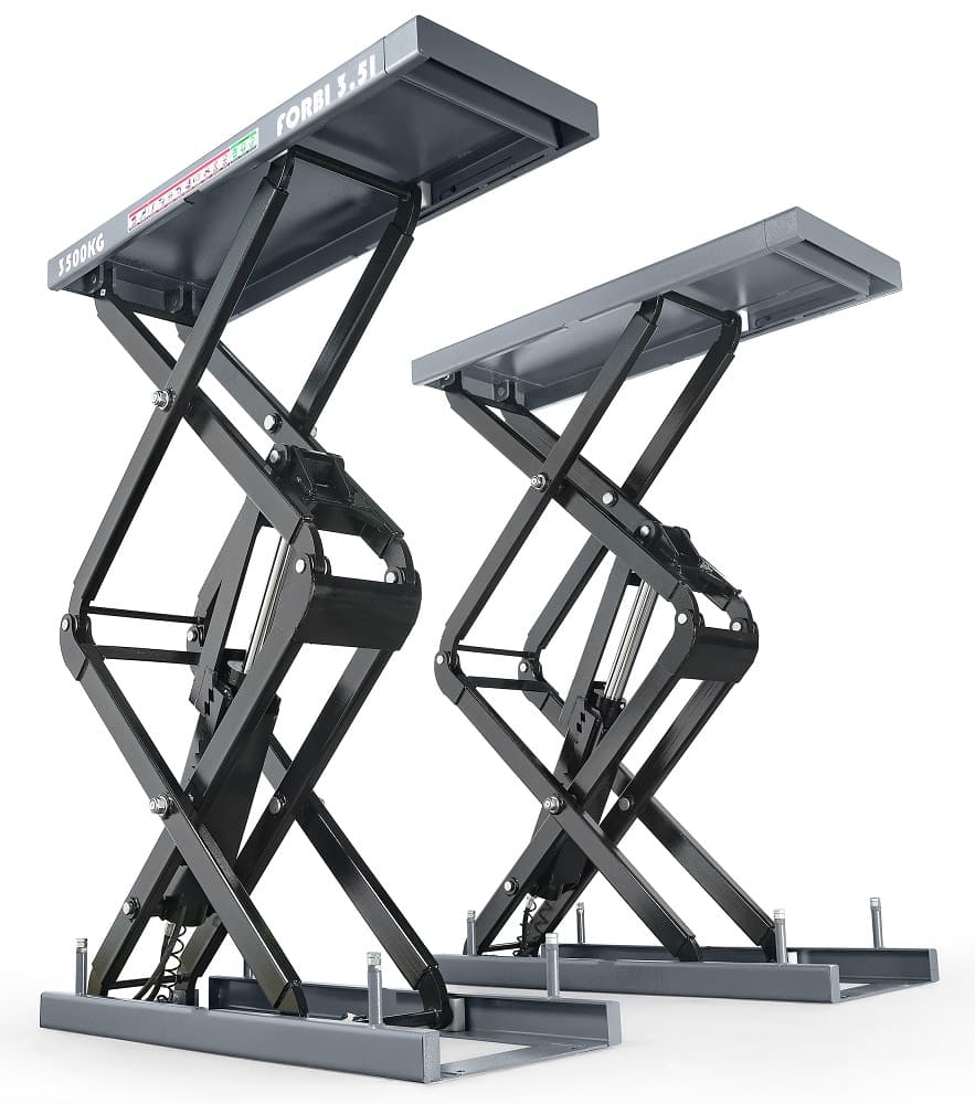 Подъёмник ножничный заглубляемый г/п 3,5 т. KraftWell FORBI 3.5I