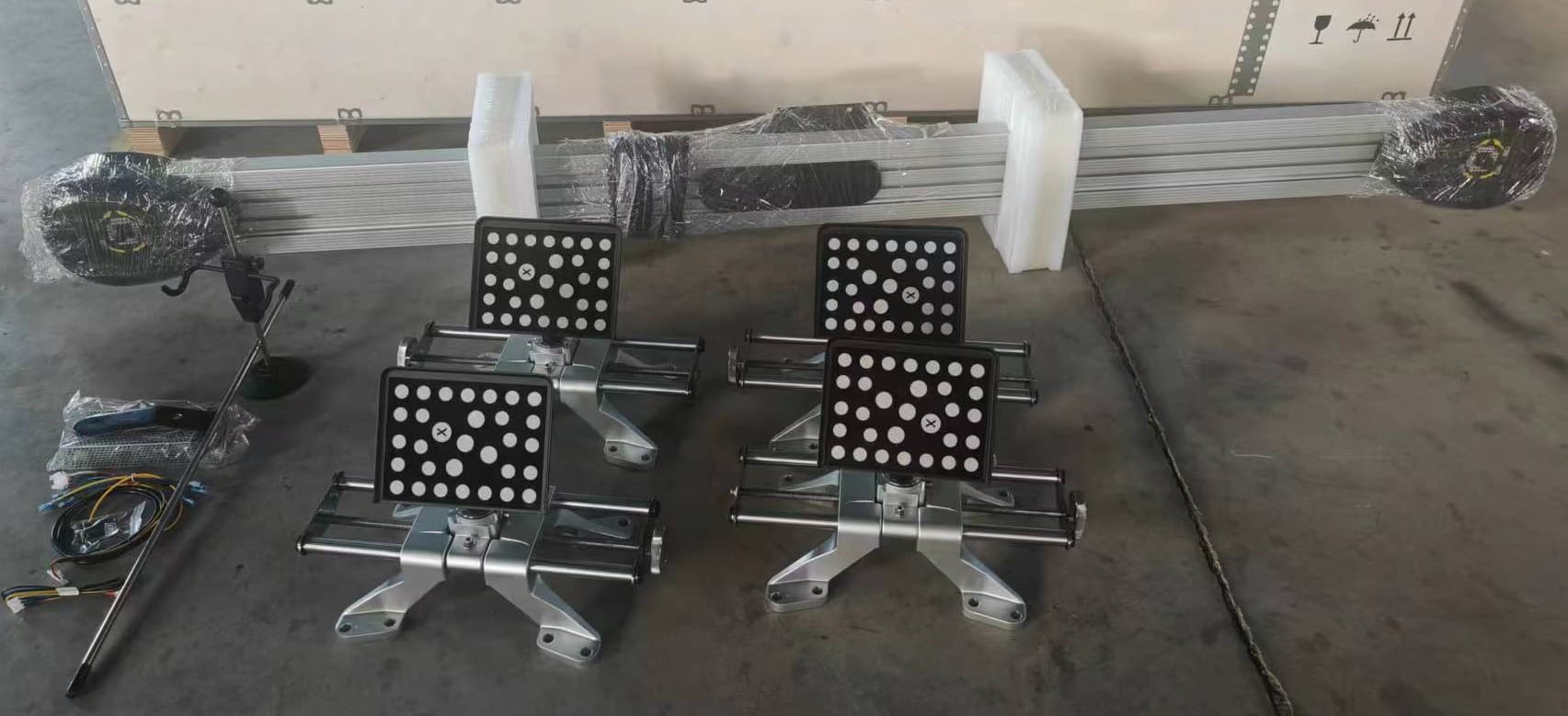 Стенд сход-развал 3D KraftWell PrecisioPro-I — общий вид