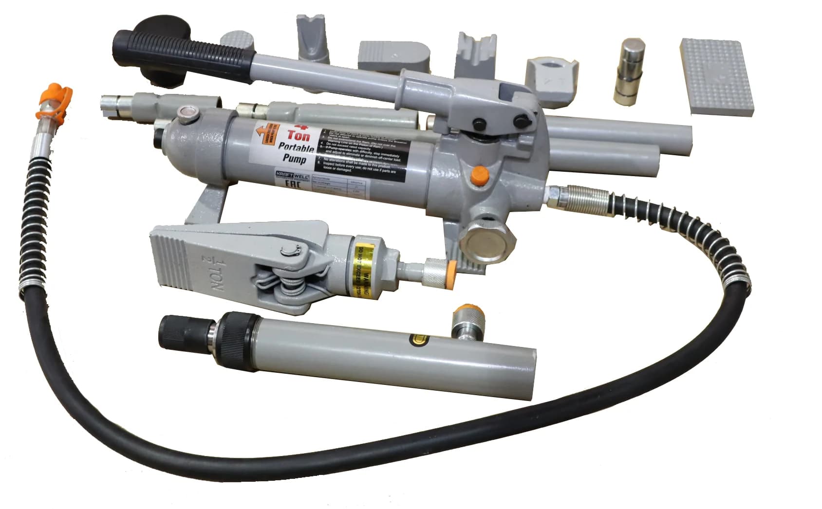 KraftWell KRWPH4 Набор растяжек гидравлических 4 т.