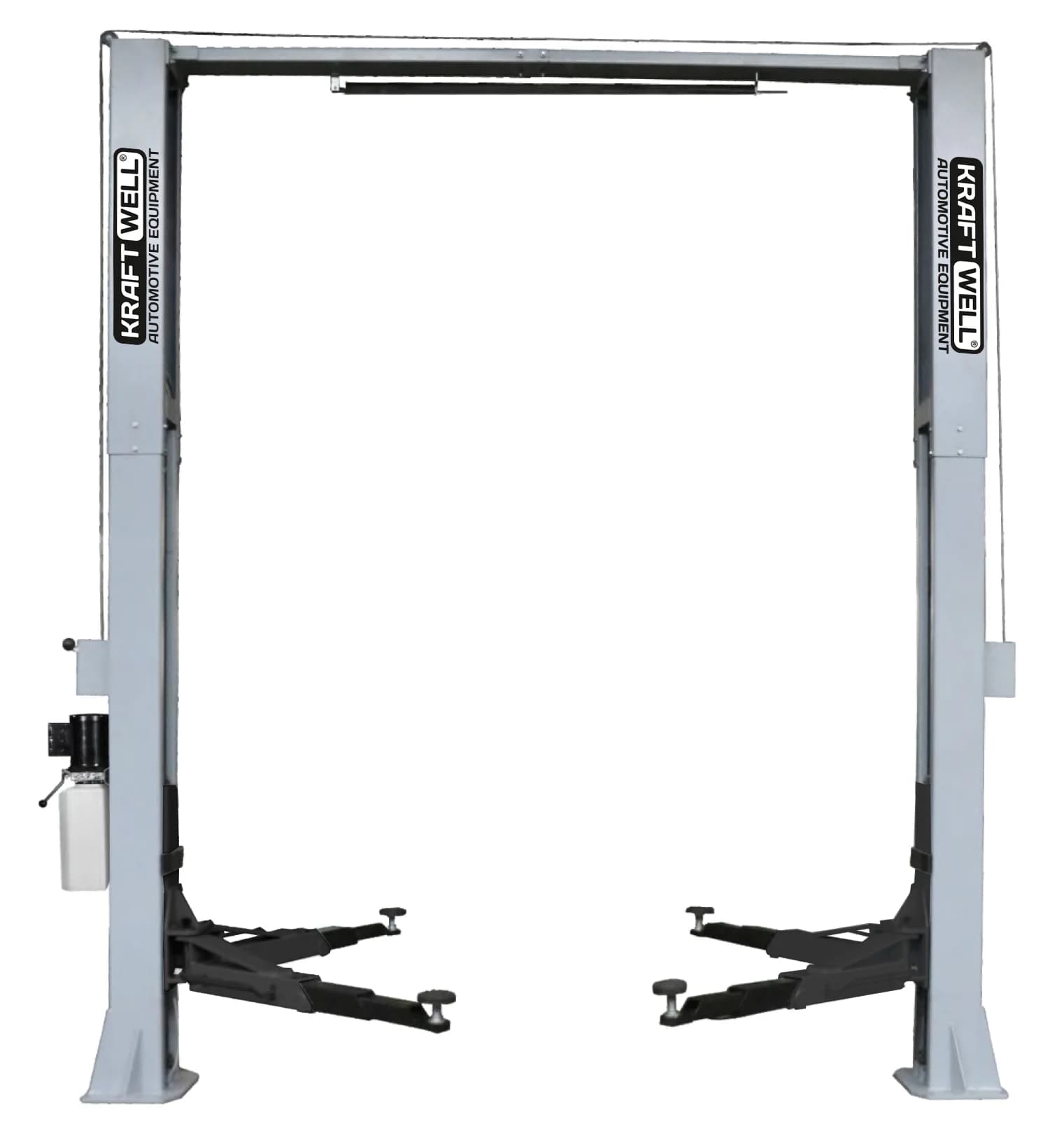 KraftWell KRW5.5MUXL Подъемник г/п 5,5 т. упр.стопорами на 1-й колонне с анкерами и проставками